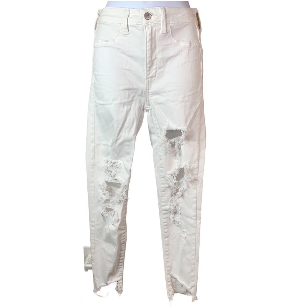 American Eagle super high rise cropped jeggings‎
